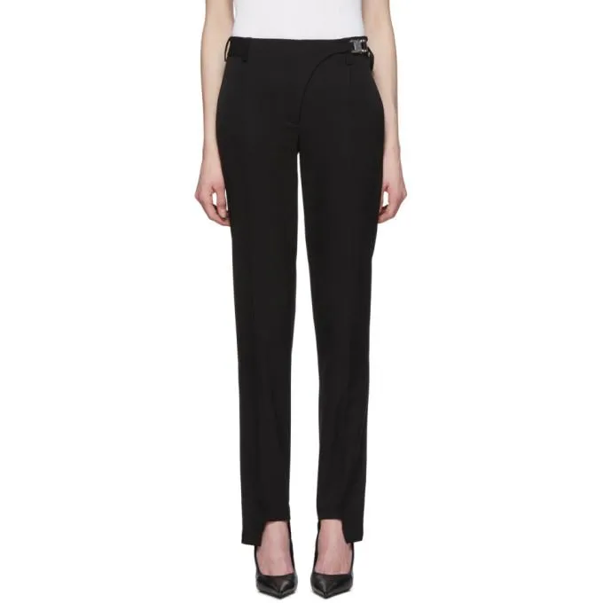 1017 ALYX 9SM Black Stirrup Suit Trousers