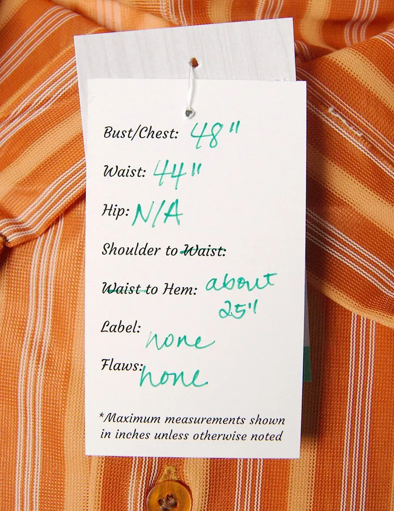 1960s SS Striped Nylon Shirt