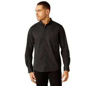 ARIAT MENS MARCEL MDRN LS SHRT BLACK
