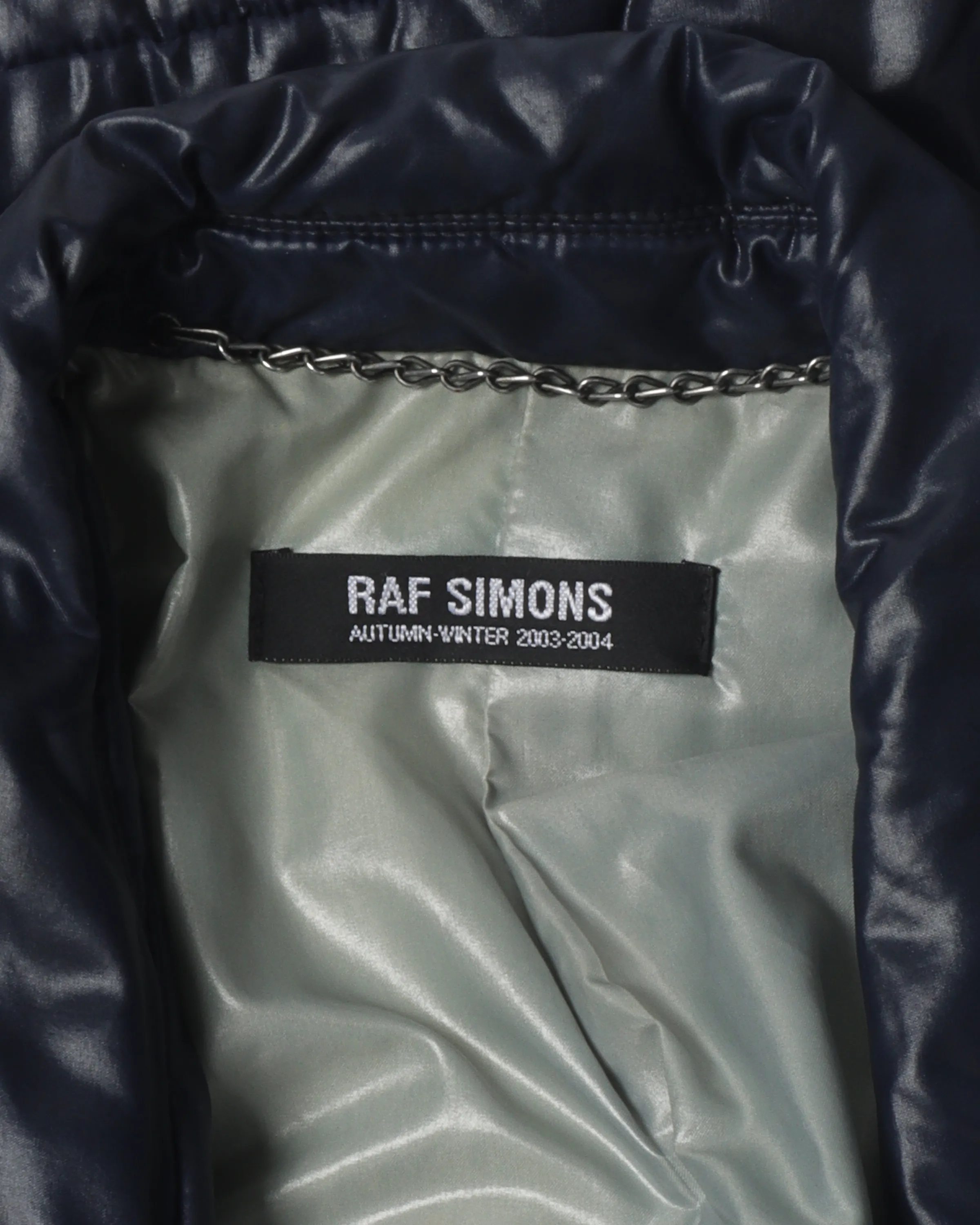 AW03 "Closer" Puffer Motorcycle Jacket