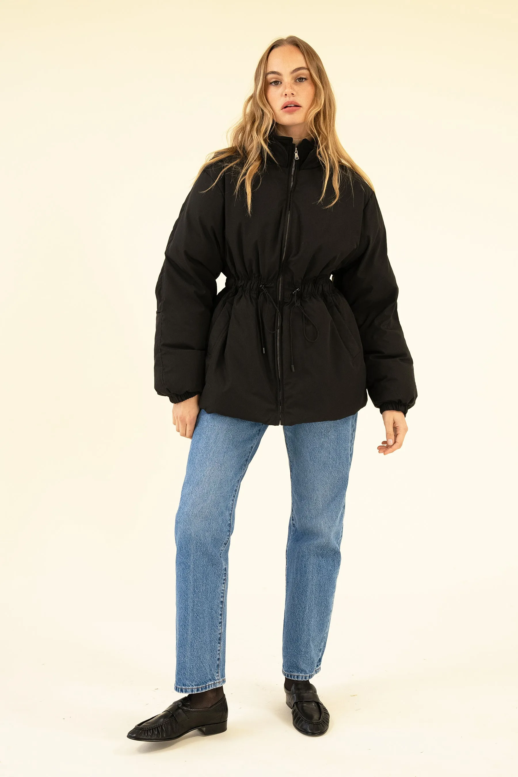 CADENCE PUFFER COAT - NOIR