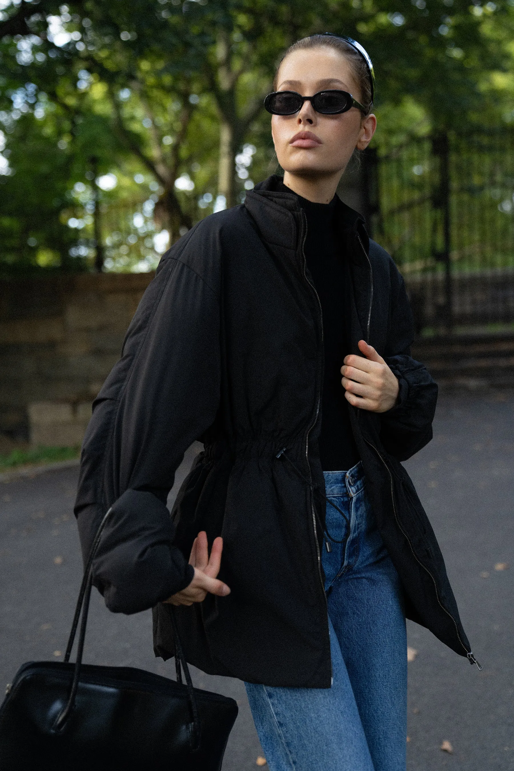 CADENCE PUFFER COAT - NOIR