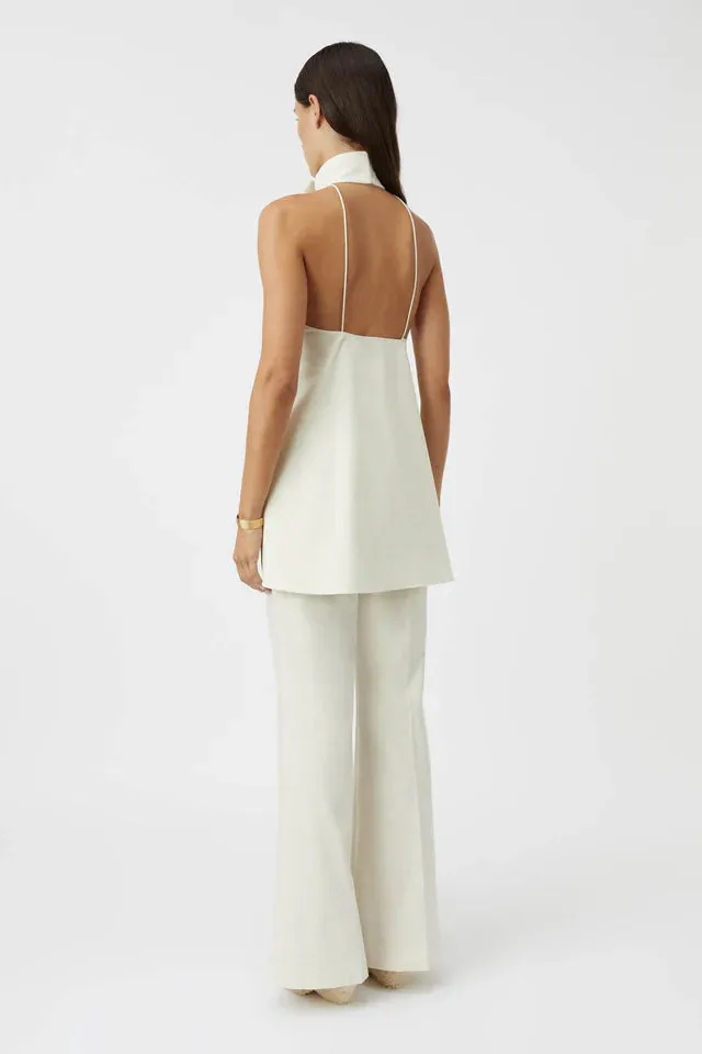 Floris Top | Ivory Marle