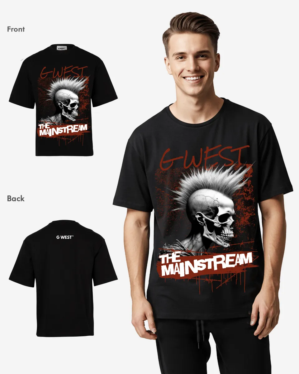 G-WEST THE MAINSTREAM OVERSIZED TEE GWROJMT118