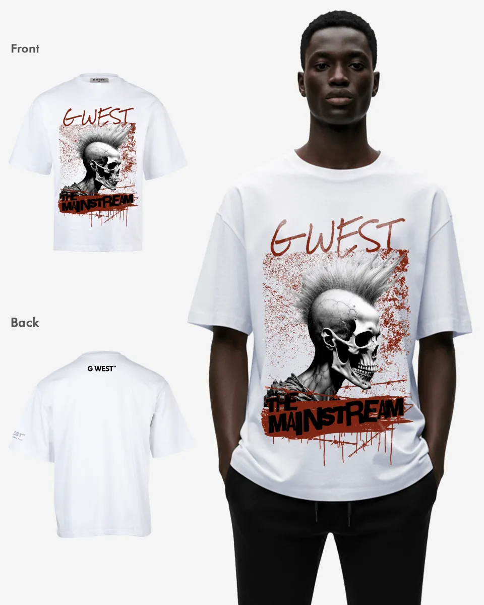 G-WEST THE MAINSTREAM OVERSIZED TEE GWROJMT118