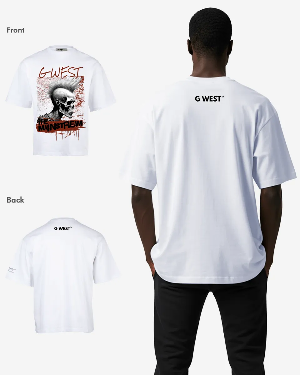 G-WEST THE MAINSTREAM OVERSIZED TEE GWROJMT118