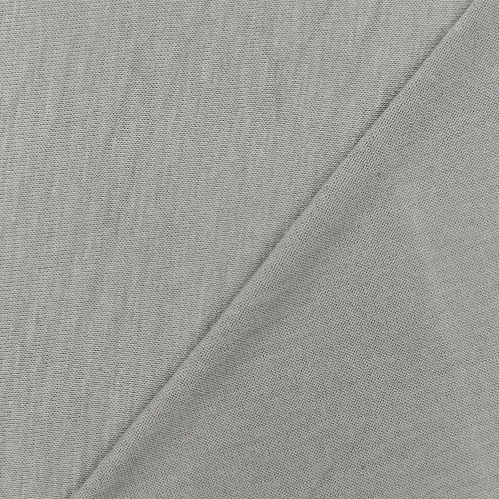 Galaxy Gray Solid Stretch Rayon Jersey Knit Fabric