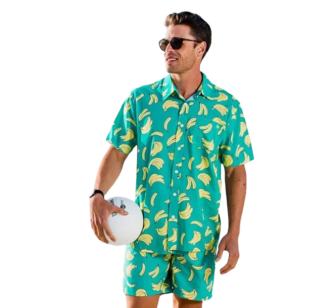 Havana Banana Button Down