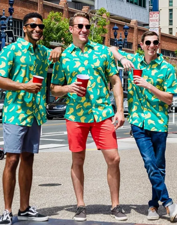 Havana Banana Button Down