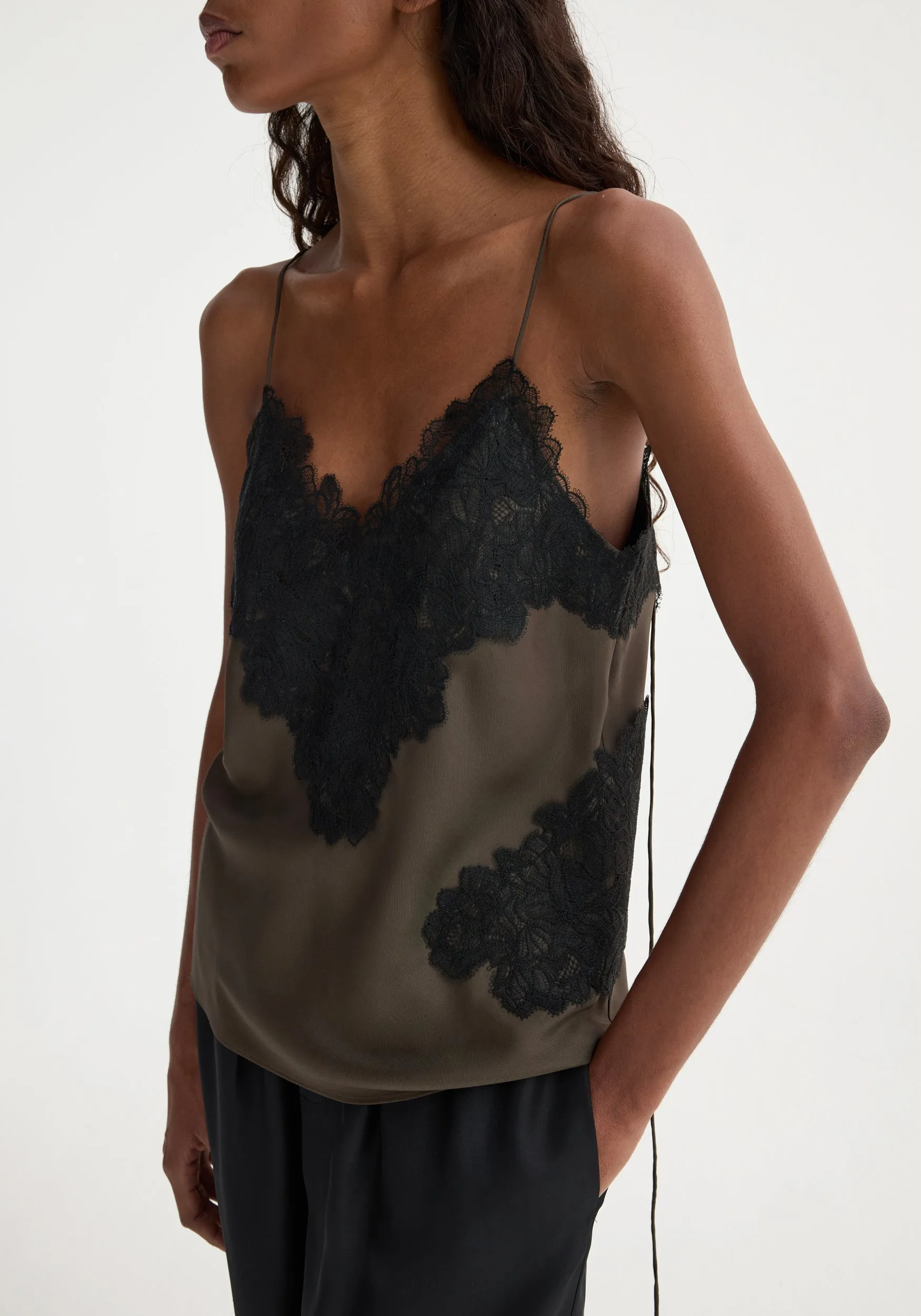 Lace Silk Camisole