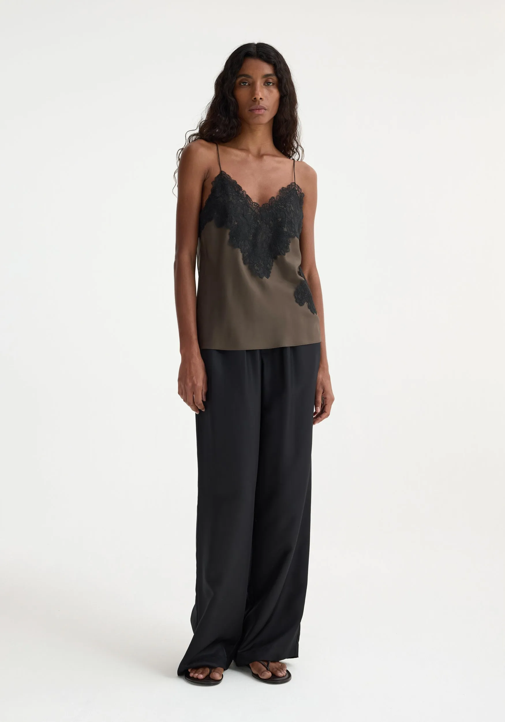 Lace Silk Camisole