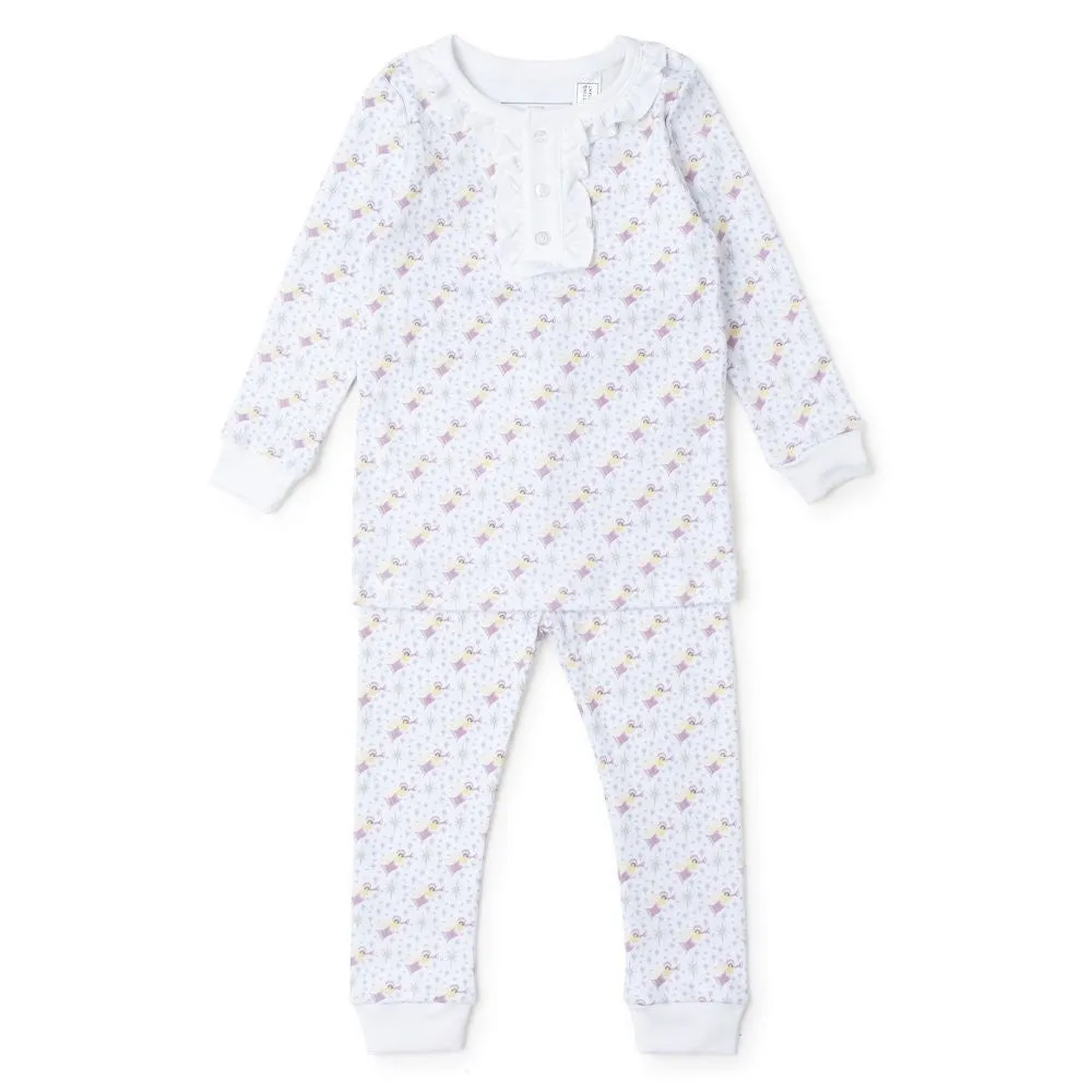 Lila & Hayes Girls Alden Pajamas Set - Christmas Angels