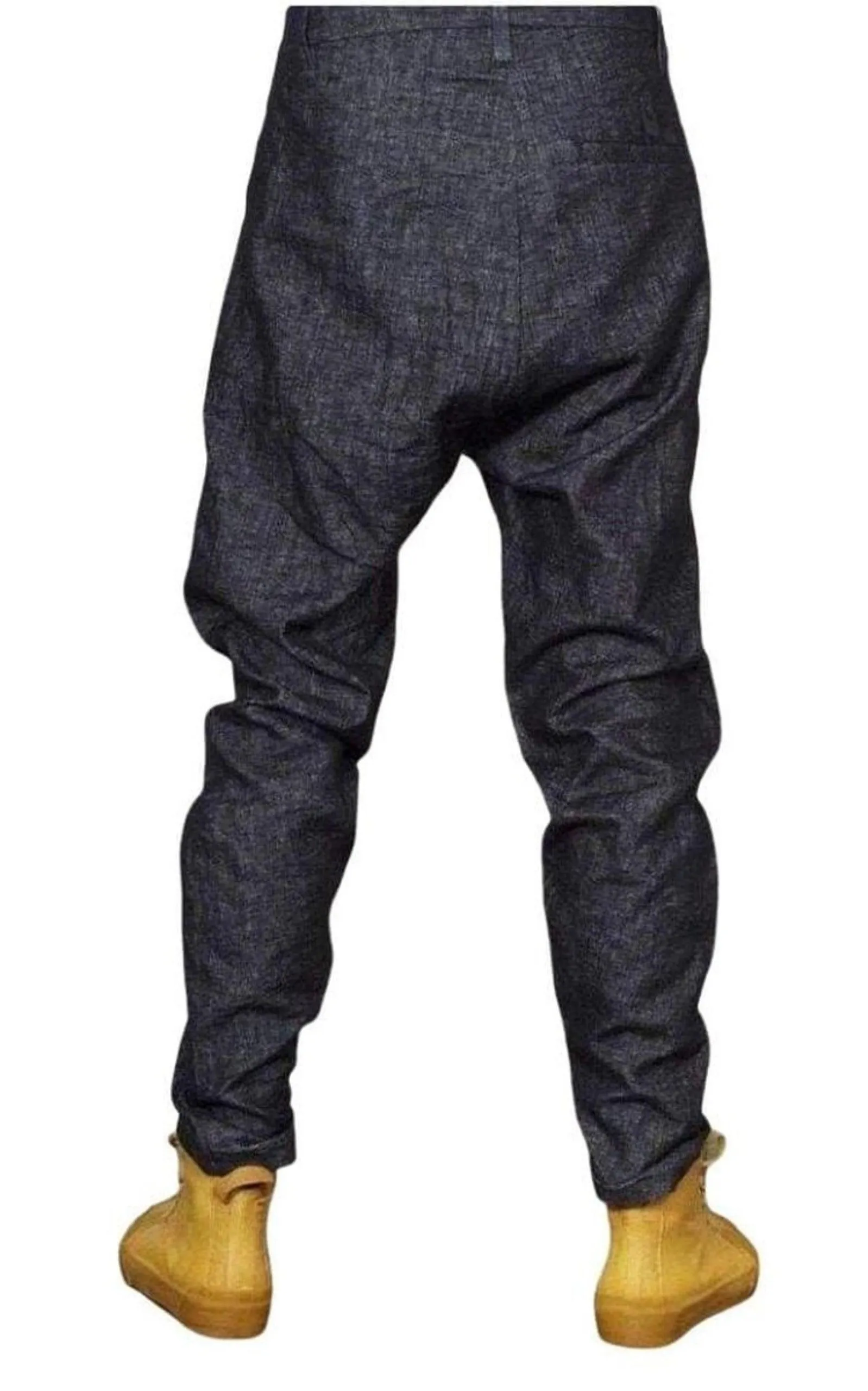 Loose Fit Grey Trousers Pants