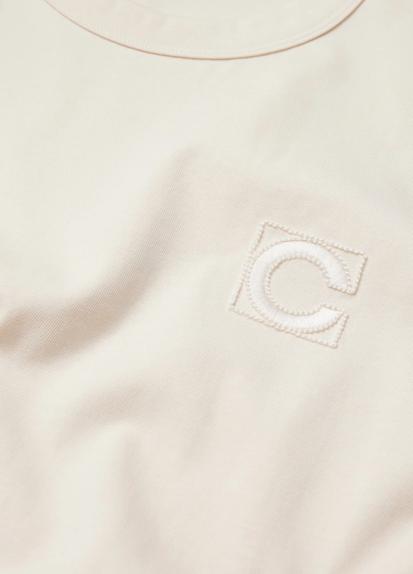Loose Fit T-shirt Cream