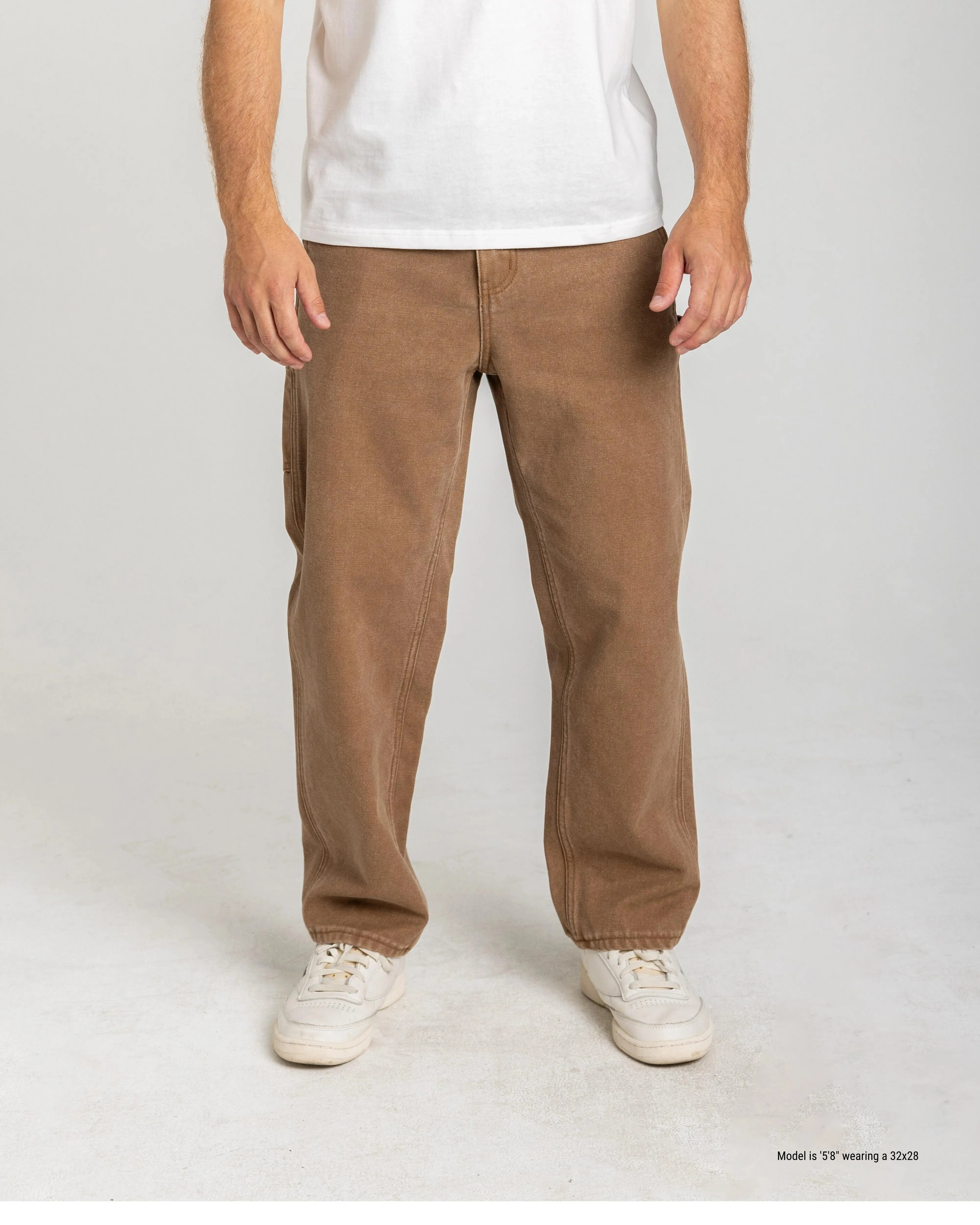Loose Fit Workwear Pants for Shorter Men - FINAL SALE
