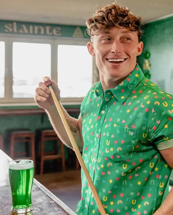 Lucky Charmer Button Down