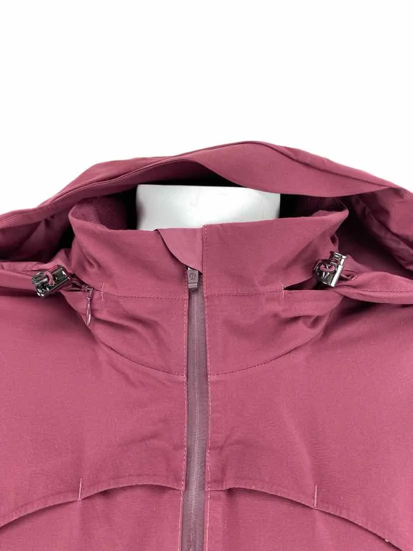 Lululemon Women's Woven Zip Jacket Wine Size 8
