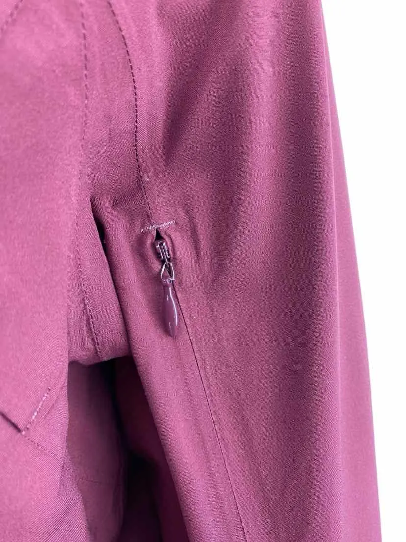 Lululemon Women's Woven Zip Jacket Wine Size 8