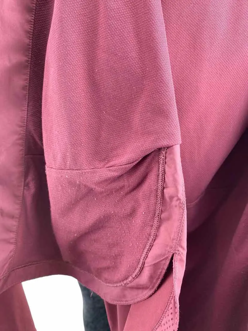 Lululemon Women's Woven Zip Jacket Wine Size 8