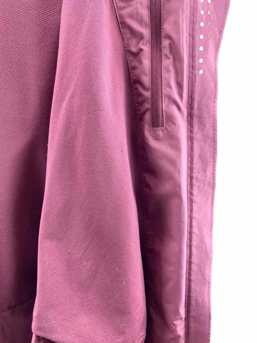 Lululemon Women's Woven Zip Jacket Wine Size 8