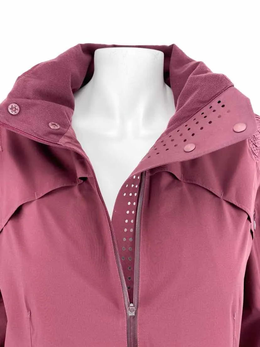 Lululemon Women's Woven Zip Jacket Wine Size 8