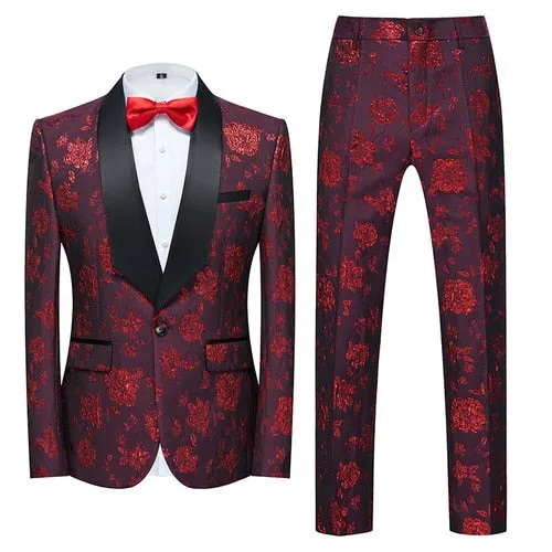 Mens Red Suits and Tuxedos Dylan Brew Collections