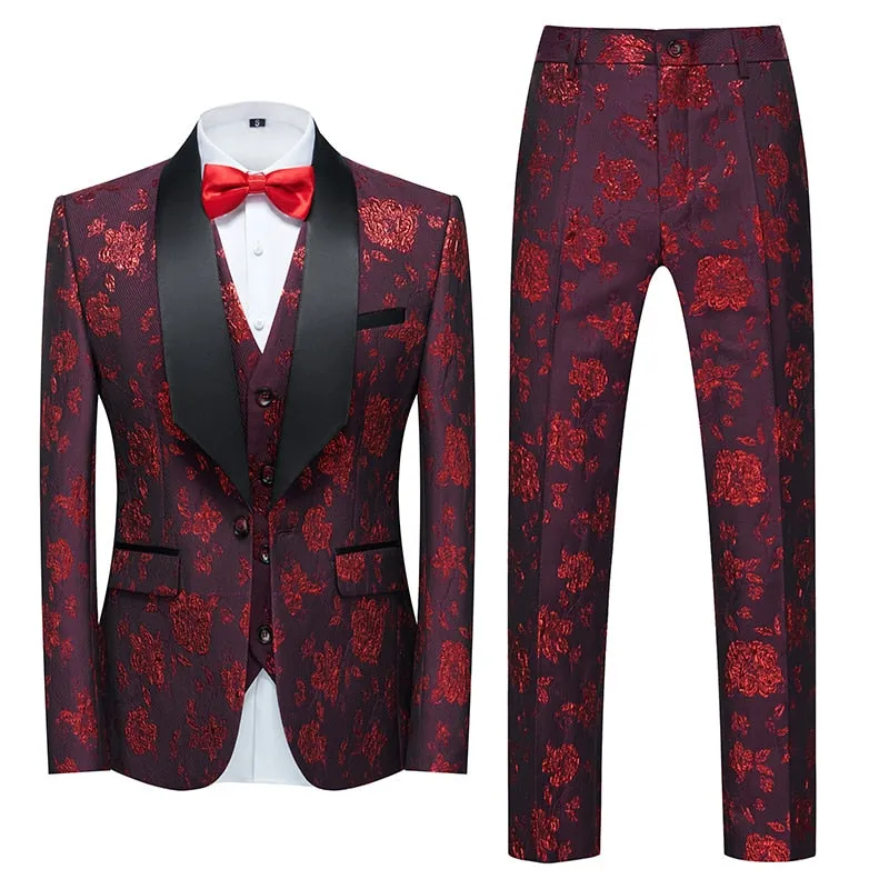 Mens Red Suits and Tuxedos Dylan Brew Collections