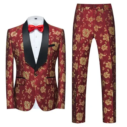 Mens Red Suits and Tuxedos Dylan Brew Collections