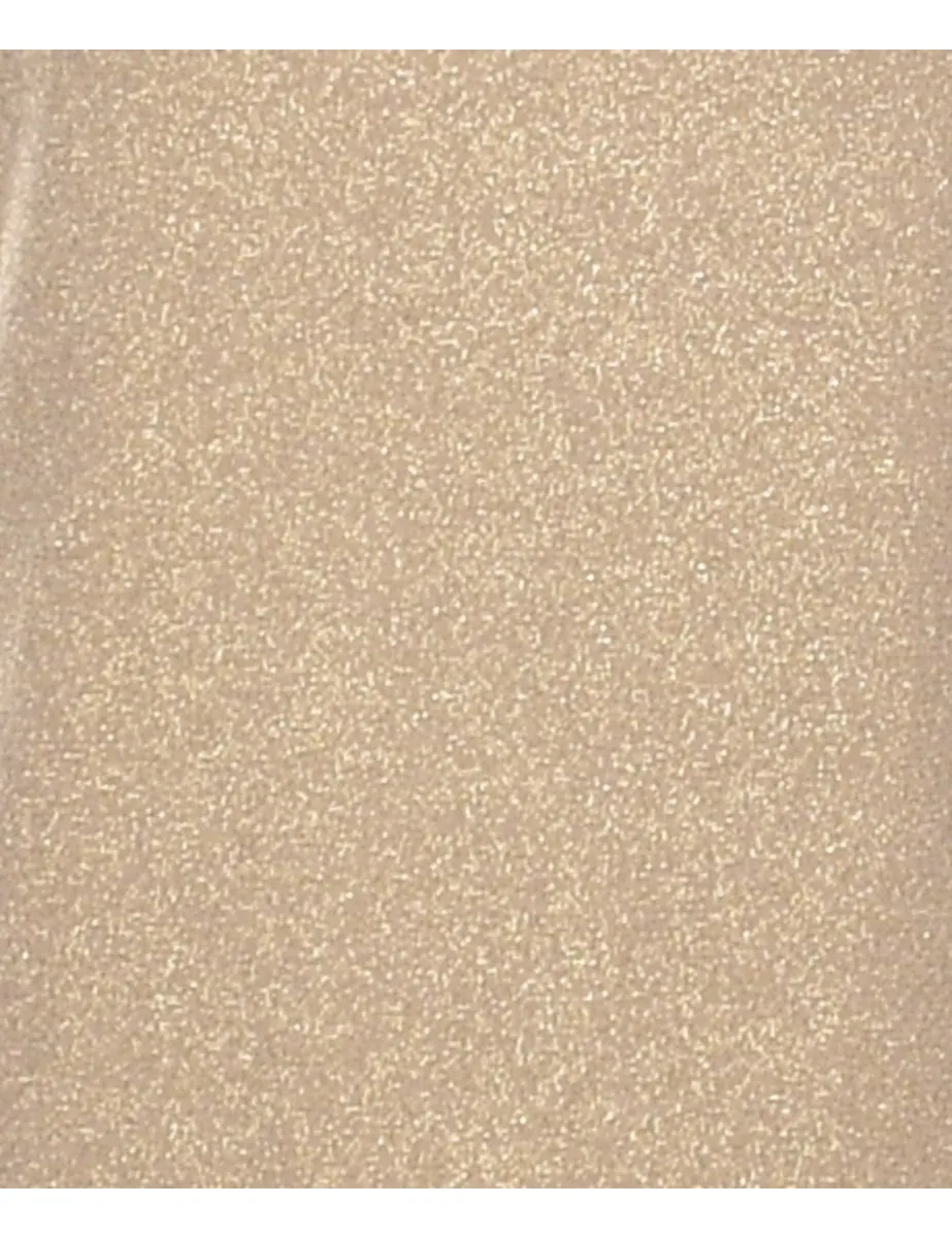 Metallic Evening Top - M