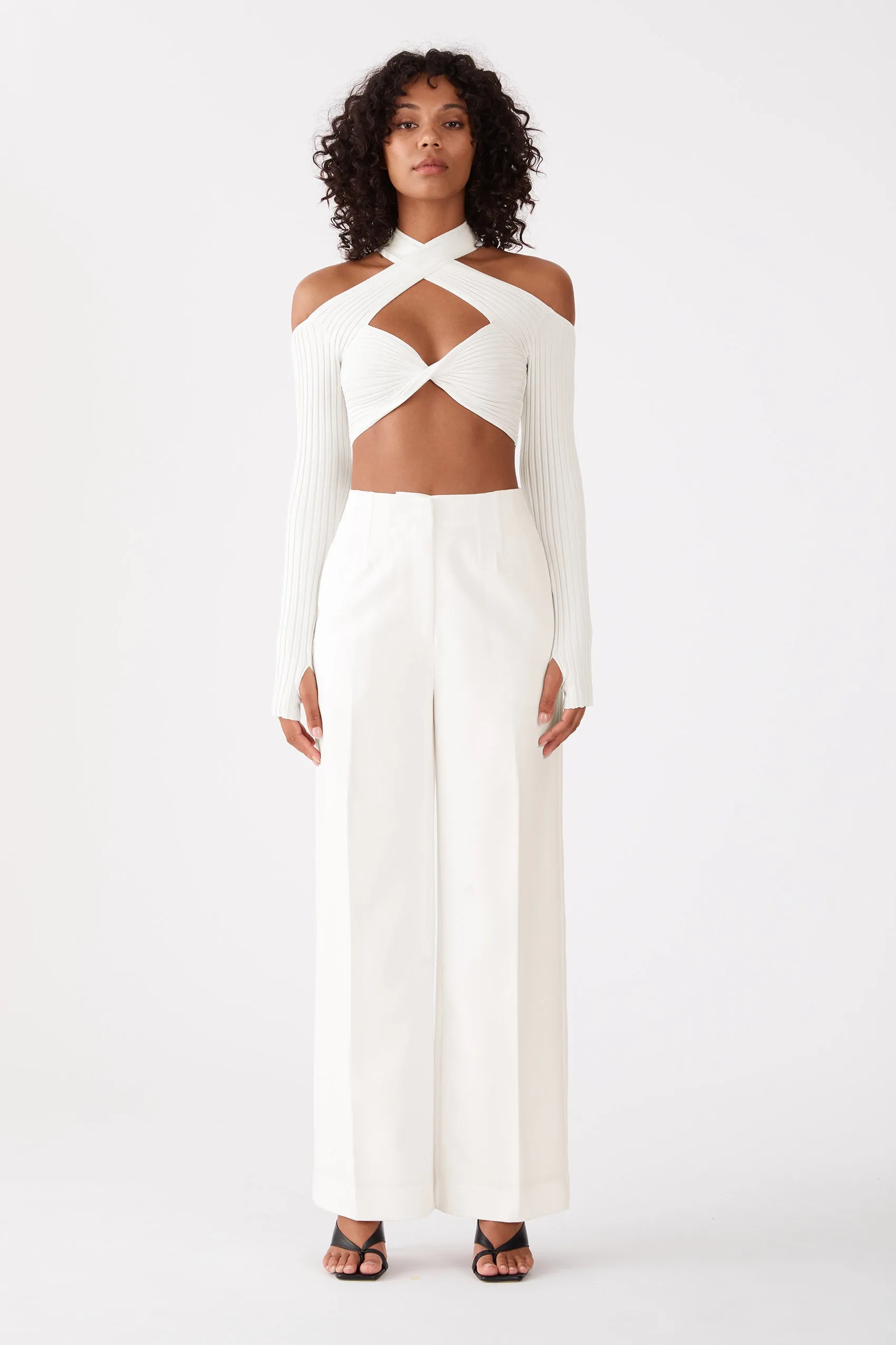 San Sloane Olympia Top Ivory