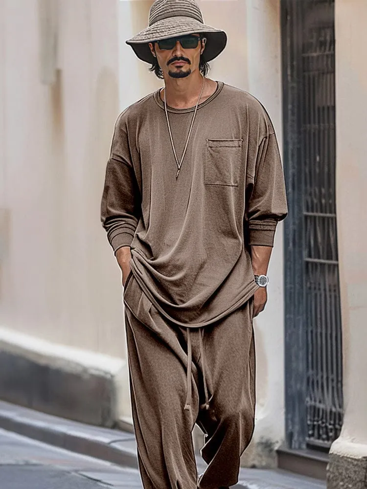 Simple Loose Fit 2-Piece Set