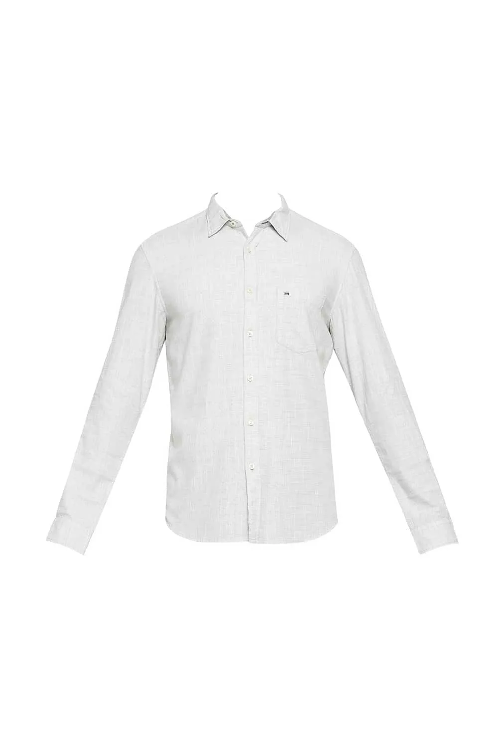 Slim Fit Slub Twill Stripe Shirt