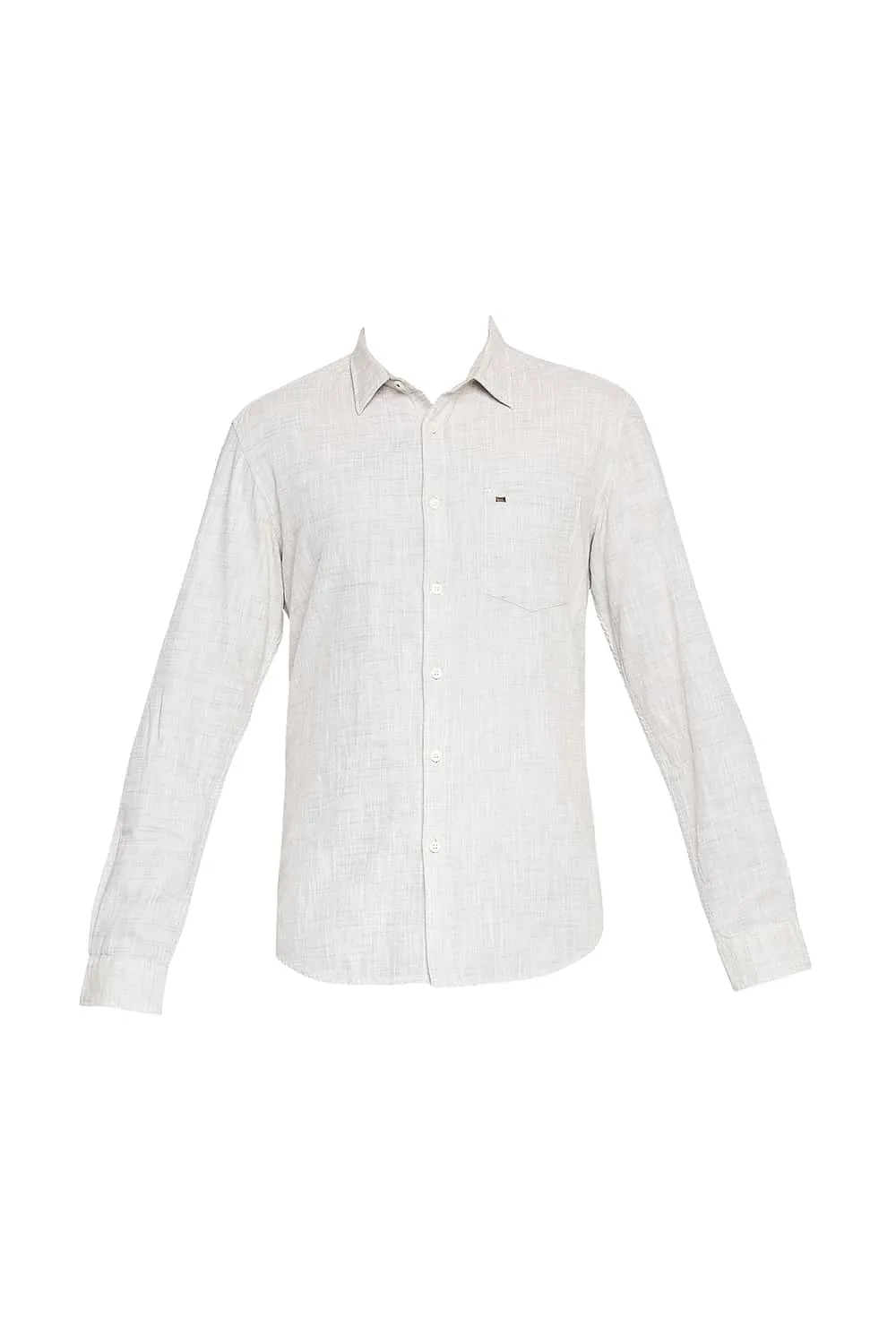 Slim Fit Slub Twill Stripe Shirt