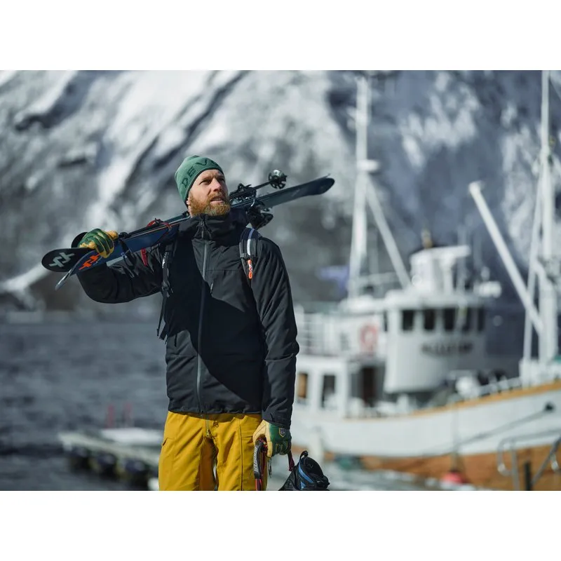 TROLLKYRKJA WOOLSHELL JKT MAN CAVIAR