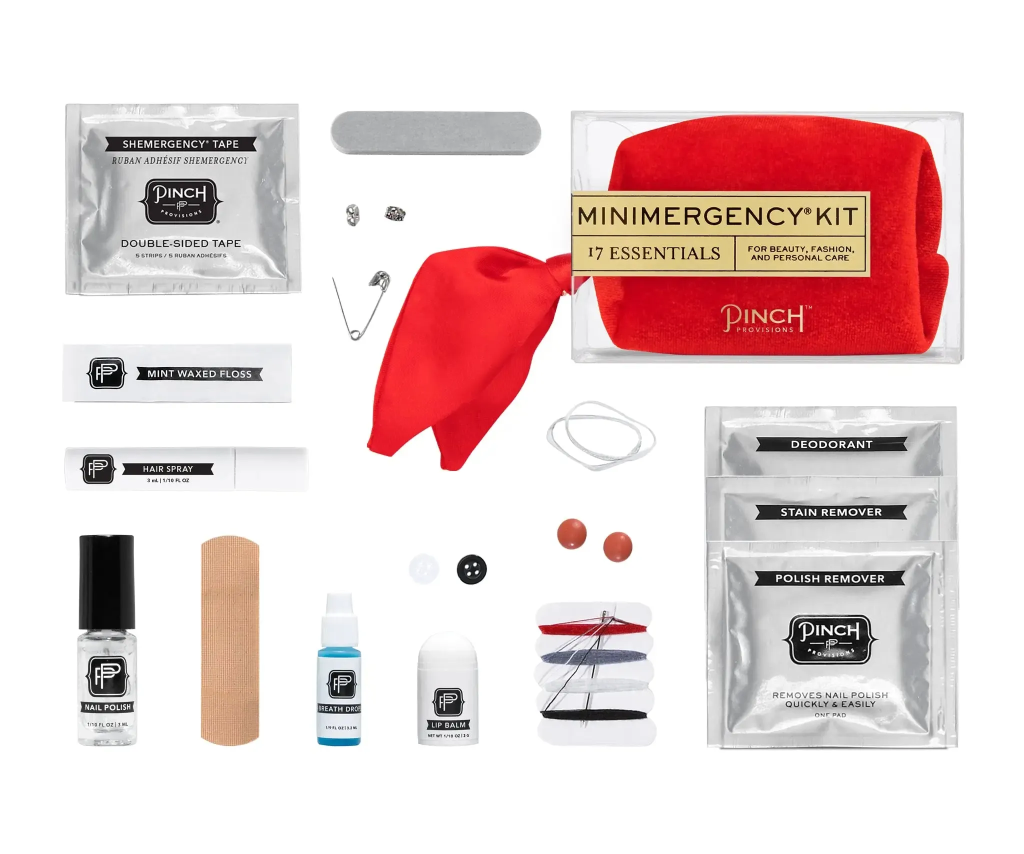 Velvet Minimergency Kit-Poppy Red